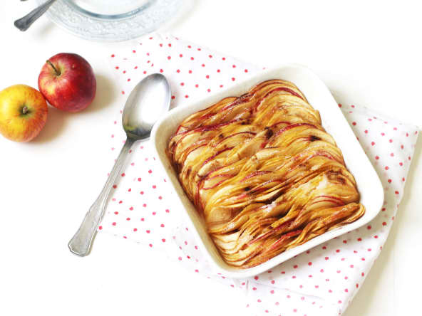 Une autre façon de faire des pommes rôties 