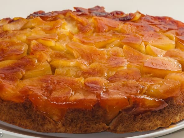 Gâteau du matin aux pommes façon tatin