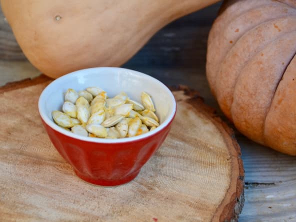 Graines de courges grillées au sel