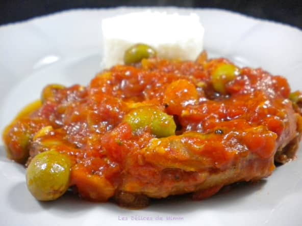 Osso bucco de veau aux olives