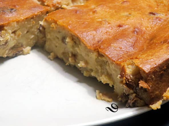 Pudding aux raisins secs