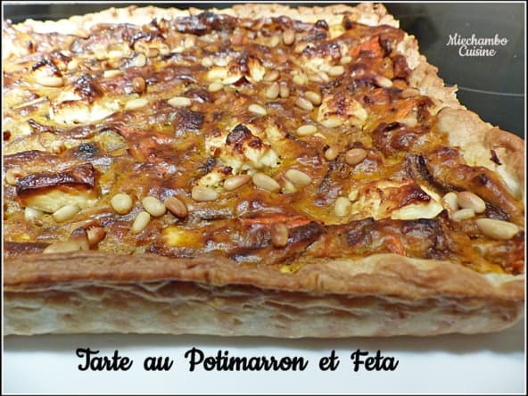 Tarte au potimarron et féta