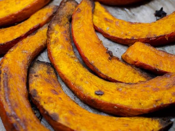 Potimarron rôti aux épices douces