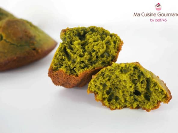 Madeleines au Thé Matcha 100% végétales