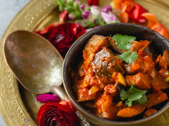 Curry d'aubergine