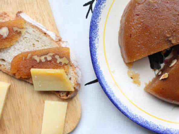 Pâte de coings aux noisettes