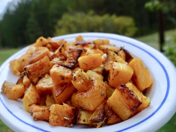 Butternut au four aux saveurs du Sud 