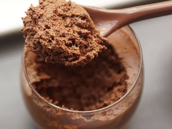 Mousse au chocolat à l’aquafaba