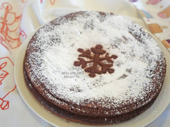 Gâteau Chocolat et Fromage blanc de Sara