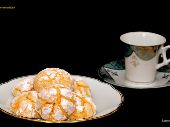 Crinkles au citron. Lemon Crinkles
