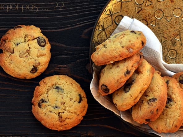 Cookies noix, chocolat