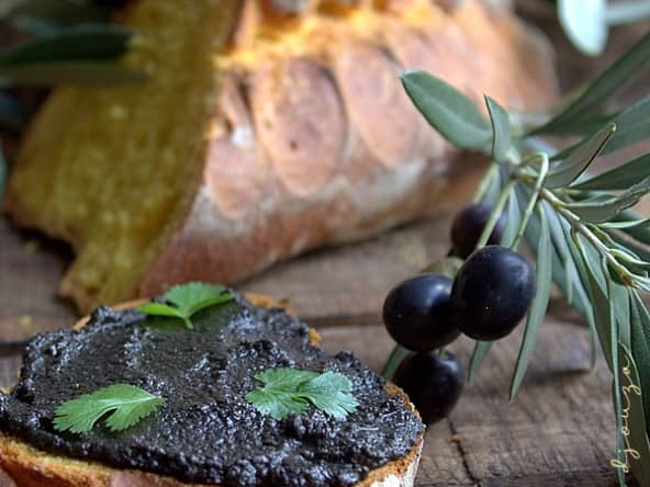 Recette tapenade aux olives noires