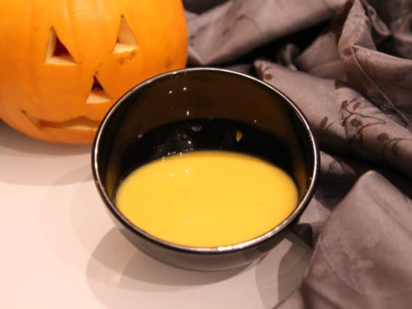 Velouté butternut et lentille corail