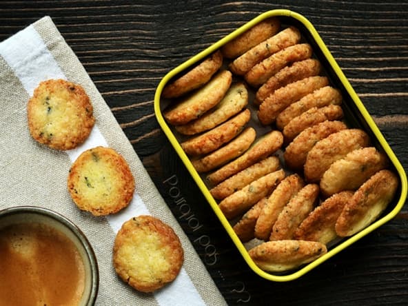 Sablés Earl Grey, bergamote