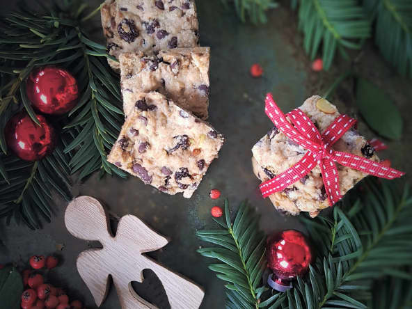 Bredele aux Pépites aux Noix de Cajou et raisins