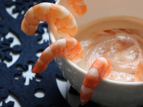 Sauce cocktail version light pour accompagner crevettes ou crustacés