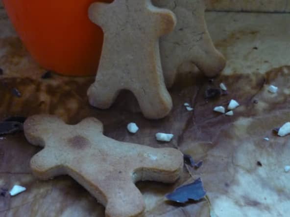 Petits bonhommes de Noël marrons et Gaudes 