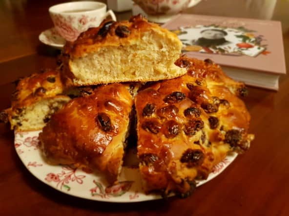 Scones aux raisins 