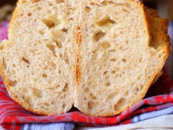 Pain au levain  d'après Eric Kayser. 