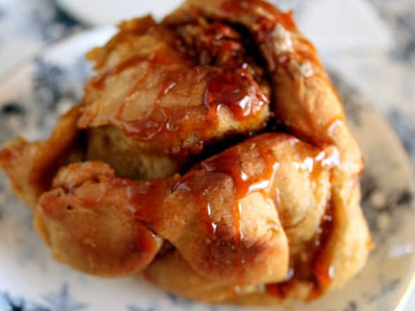 Brioche roulées au pommes et caramel sans sucre ajouté