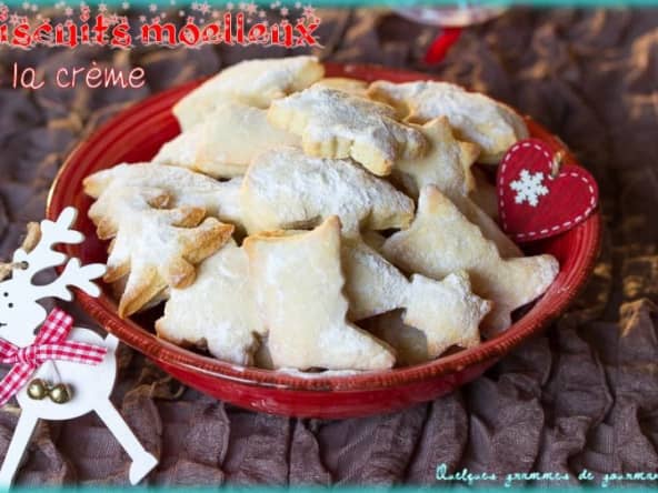 Biscuits moelleux à la crème fraîche (bredele)