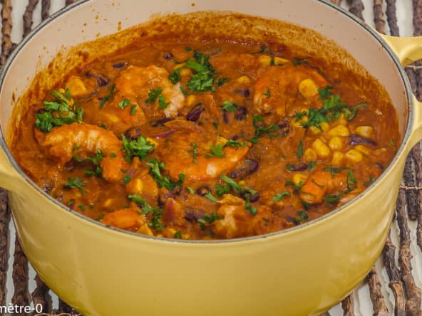 Githeri : un mijoté de haricots rouges aux crevettes kenyan