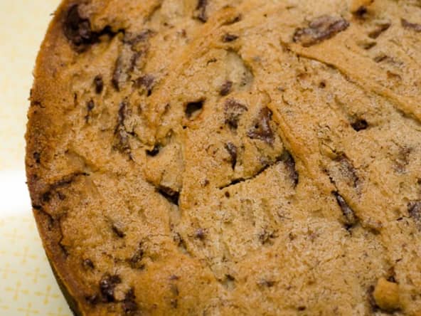 Blondie aux pépites de chocolat