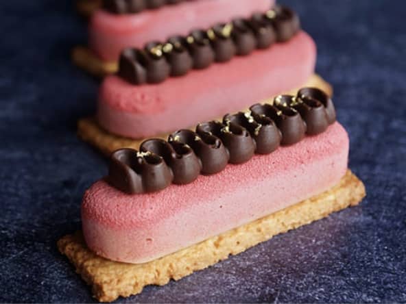 Bûchette caramel beurre salé pommes