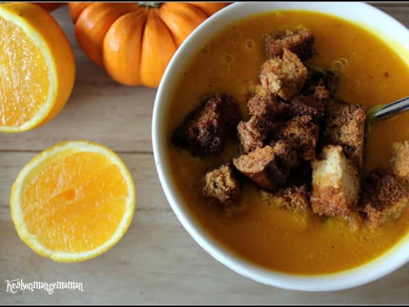 Velouté de potimarron à l'orange