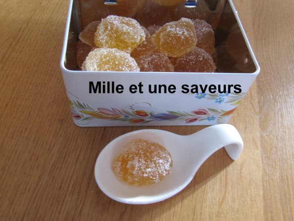 Pâte de fruits aux agrumes