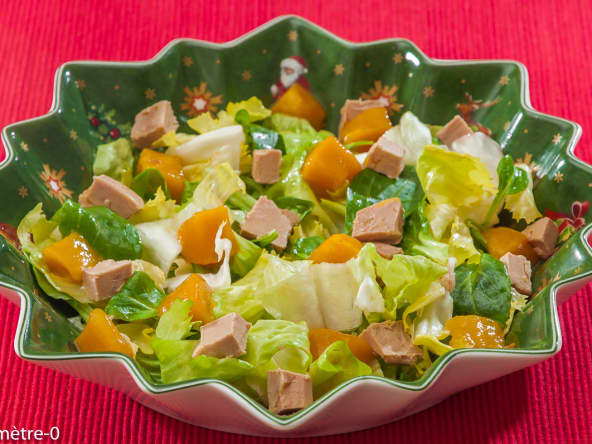 Salade de foie gras à la mangue