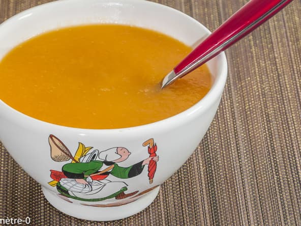 Soupe de carottes et radis noirs