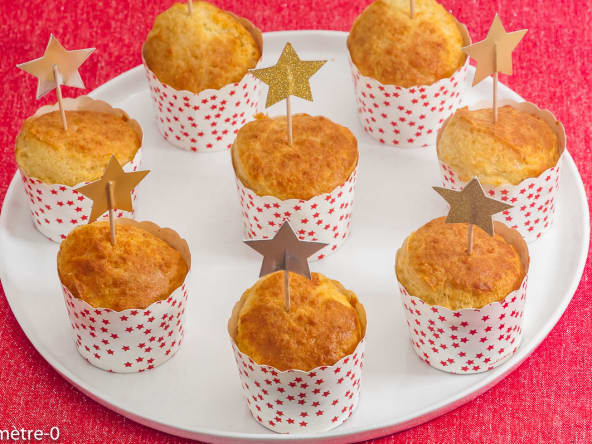 Muffins salés au parmesan 