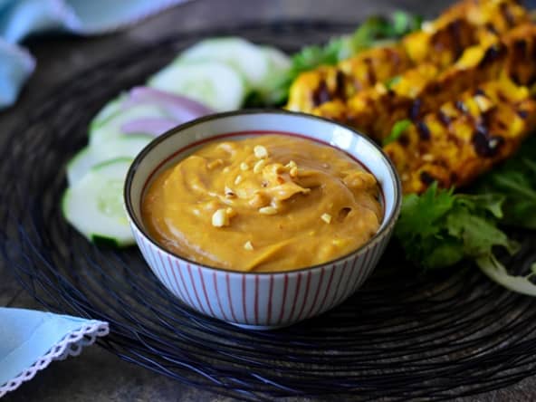 Sauce Satay maison, recette cuisine Thailandaise