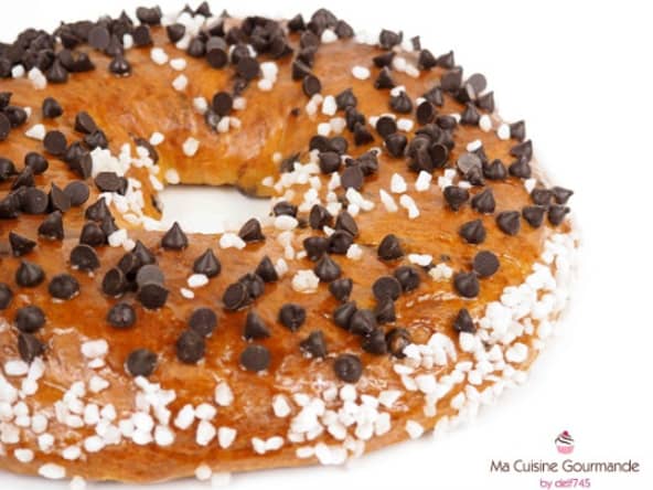 Couronne des rois au chocolat 100% végétale