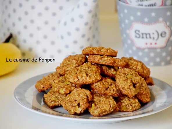 Biscuits aux flocons d'avoine, sans oeufs, vegan