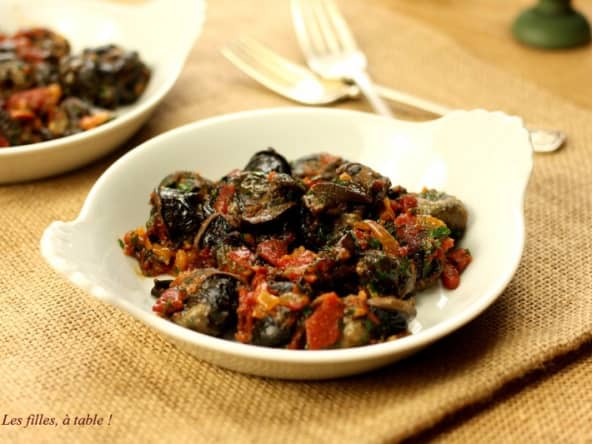 Escargots à la charentaise ou cagouilles à la charentaise