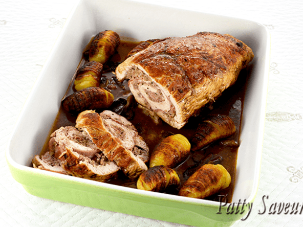 Rôti de Dinde Roulé Farci