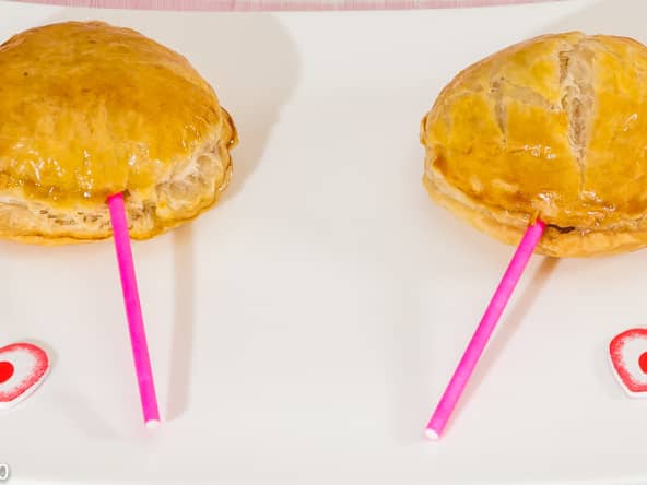 Galettes sucettes aux framboises