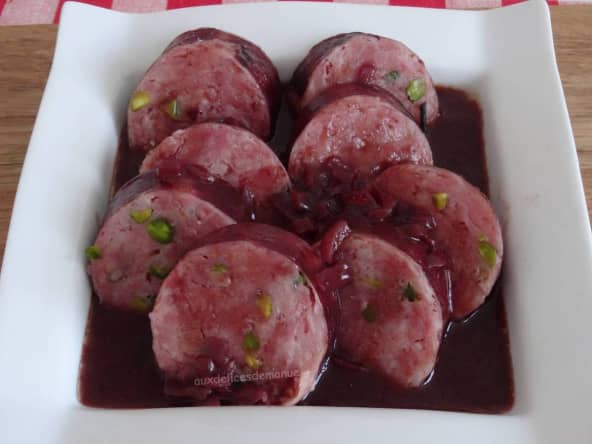 Saucisson lyonnais pistaché vigneron