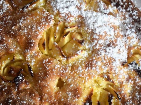 Moelleux aux rosaces de pommes AOP du Limousin 