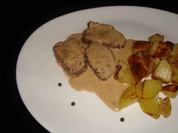 Magret de canard sauce au poivre noir de Sarawak