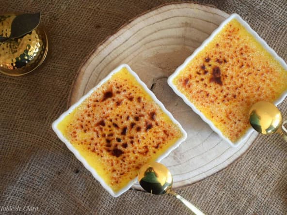 Crème brûlée à la cassonade 