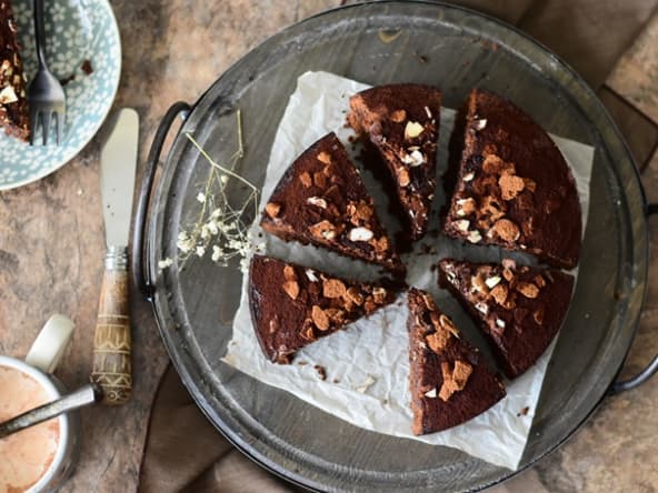 Gâteau au chocolat moelleux aux amandes