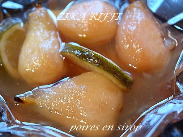 PETITES POIRES AU SIROP