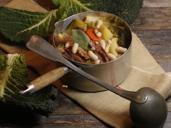 Potée au canard confit