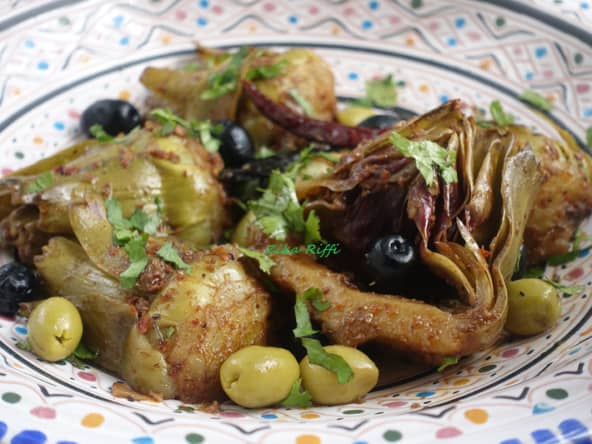 ARTICHAUTS  A LA CHARMOULA / RECETTE INÉDITE