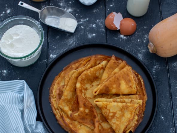 Crêpes au butternut