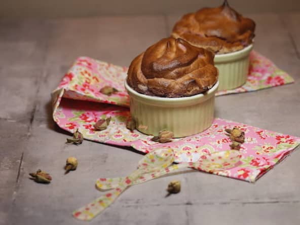 Soufflés à la framboise