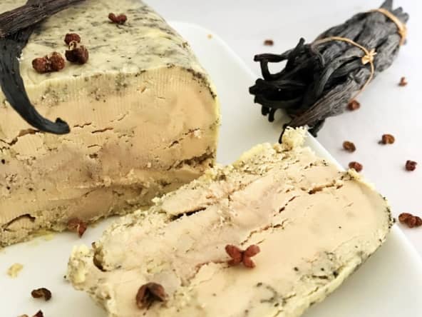 Terrine de foie gras à la vanille et poivre de Szechuan